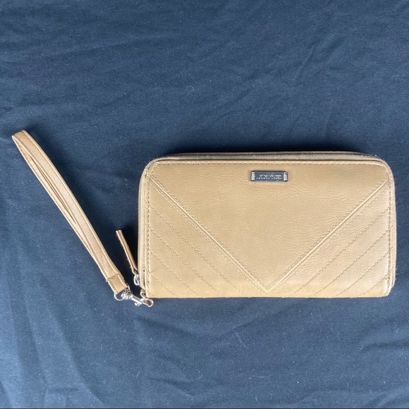Joe's Jeans Handbags - Joes jeans faux leather zip around wristlet